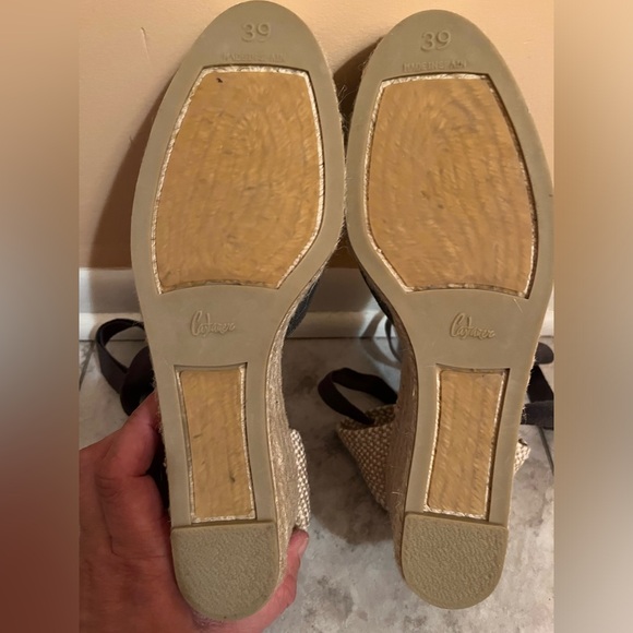 Castaner Chiara Gray Canvas Wedge Espadrilles - Picture 6 of 9